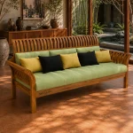 Croissant Sofa - Teak wood - Image 2