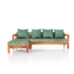 premium teak sectional sofa