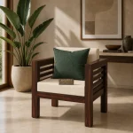 Navaro Sofa Chair - Rosewood - Image 2