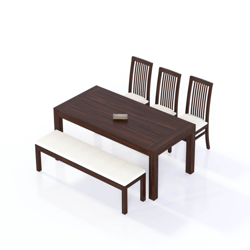 Bench and chair table set