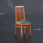 solid teak chair