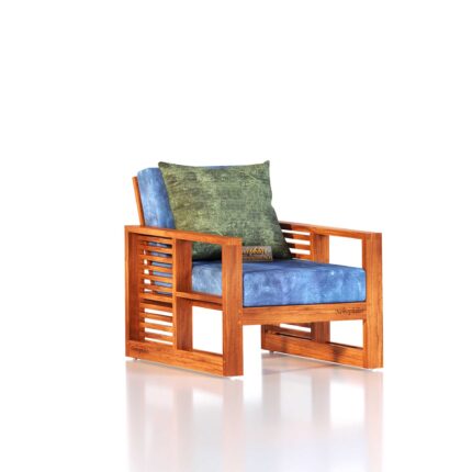 Solid teak wood sofa chair